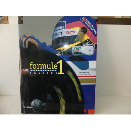 LIVRE FORMULE 1 PASSION 97-98 par D. LEROY édition DIFFOMEDIA 1998