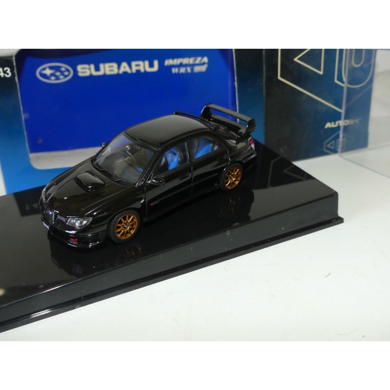 SUBARU IMPREZA WRX STi 2006 Noir AUTOART 1:43