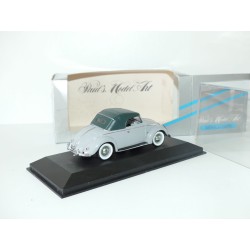 VW COCCINELLE HEBMULLER CABRIOLET Capoté Gris MINICHAMPS 1:43