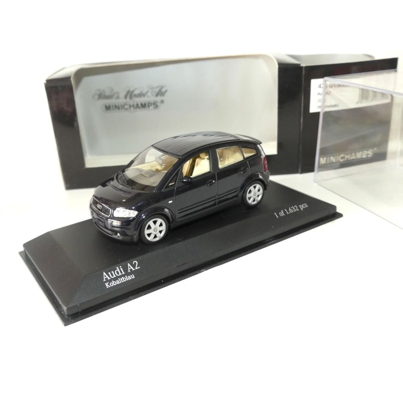 AUDI A2 2000 Bleu MINICHAMPS 1:43