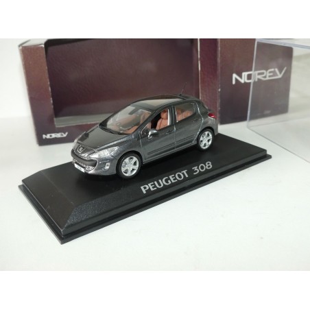 PEUGEOT 308 Gris Foncé NOREV 1:43