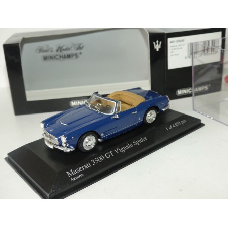MASERATI 3500 GT VIGNALE SPIDER 1961 Bleu MINICHAMPS 1:43