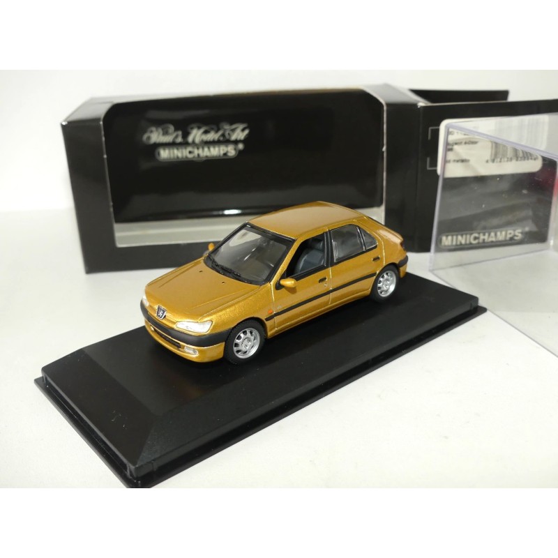 PEUGEOT 306 4 Portes 1998 Gold MINICHAMPS 1:43