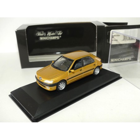 PEUGEOT 306 4 Portes 1998 Gold MINICHAMPS 1:43