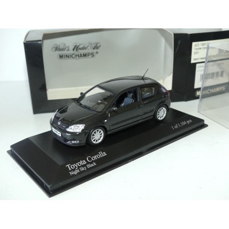 TOYOTA COROLLA 3 Portes Noir MINICHAMPS 1:43