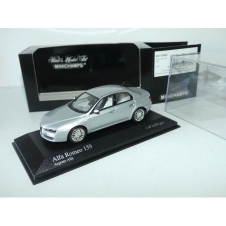 ALFA ROMEO 159 2005 Gris MINICHAMPS 1:43