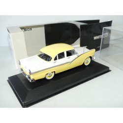 FORD FAIRLINE 1956 Blanc et Jaune WHITEBOX 1:43