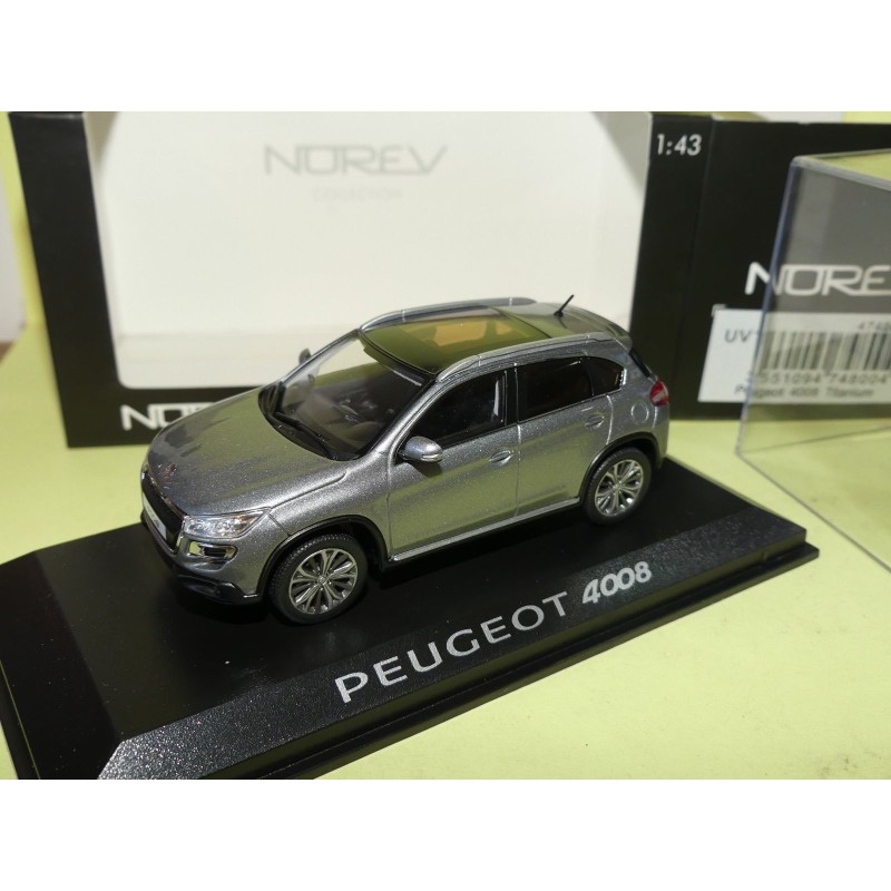 PEUGEOT 4008 Gris Titanium NOREV 1:43