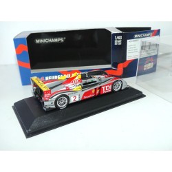 AUDI R10 TDi NÂ°1 LE MANS 2008 MINICHAMPS 1:43 ArrivÃ©e 6Ã¨me