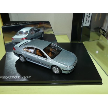 PEUGEOT 607 2000 Gris Bleu Clair NOREV 1:43