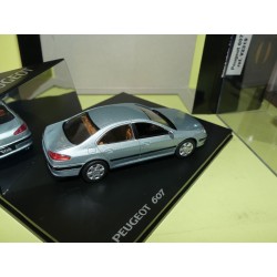PEUGEOT 607 2000 Gris Bleu Clair NOREV 1:43