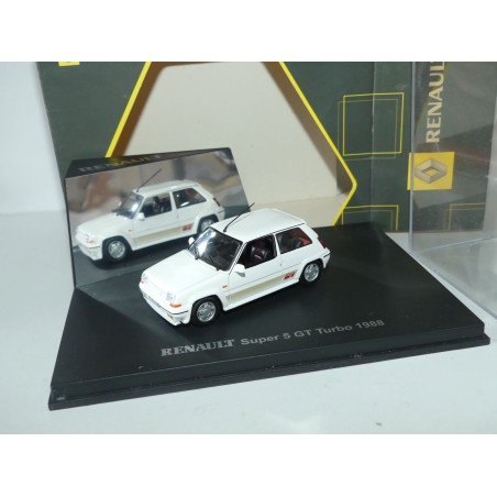 RENAULT 5 GT TURBO 1988 Blanc UNIVERSAL HOBBIES 1:43