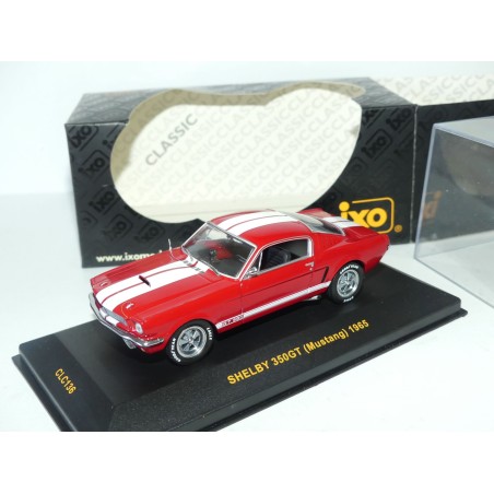 FORD MUSTANG SHELBY 350 1965 Rouge et Blanc IXO CLC136 1:43