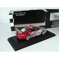 PORSCHE 911 GT3 RSR N°80 LE MANS 2005 MINICHAMPS 1:43 13ème