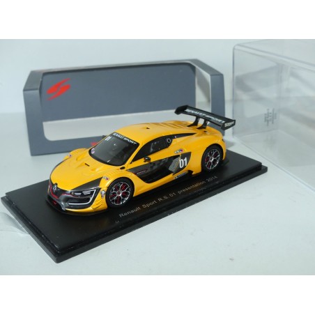 RENAULT SPORT RS 01 PRESENTATION 2014 Jaune SPARK S3849 1:43