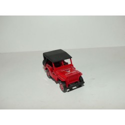 JEEP WILLYS SAPEURS POMPIERS SOLIDO 1:43 sans boite