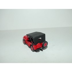 JEEP WILLYS SAPEURS POMPIERS SOLIDO 1:43 sans boite