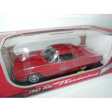 FORD THUNDERBIRD 1963 HARD TOP Rouge ANSON 1:18
