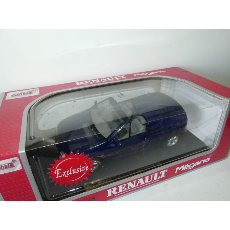 RENAULT MEGANE I Phase 1 CABRIOLET Bleu ANSON 1:18
