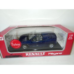 RENAULT MEGANE I Phase 1 CABRIOLET Bleu ANSON 1:18