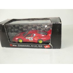 FERRARI 512BB LM N°47 LE MANS 1981 BRUMM R213 1:43 ArrivÃ©e 23Ã¨me