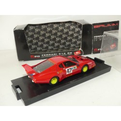 FERRARI 512BB LM N°47 LE MANS 1981 BRUMM R213 1:43 ArrivÃ©e 23Ã¨me