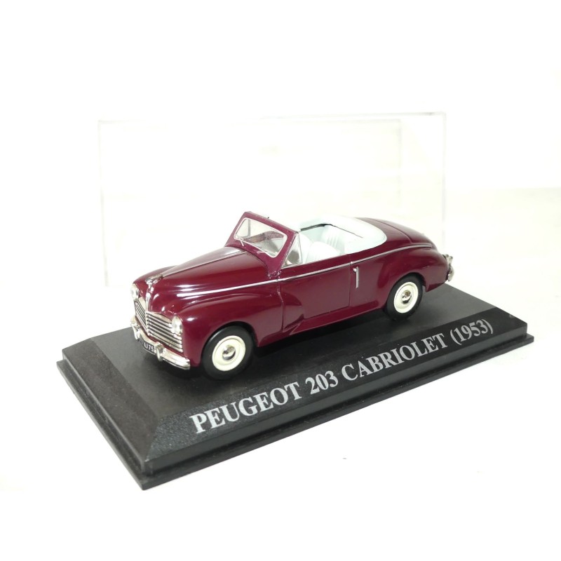 PEUGEOT 203 CABRIOLET 1953 Bordeaux ALTAYA 1:43