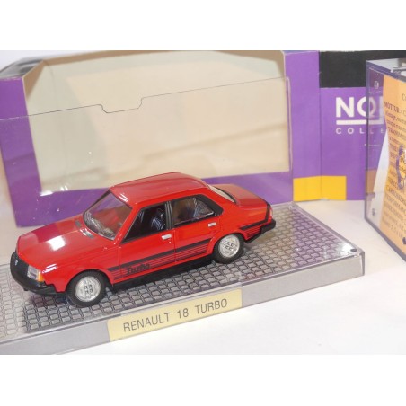 RENAULT 18 TURBO 1981 Rouge NOREV 1:43
