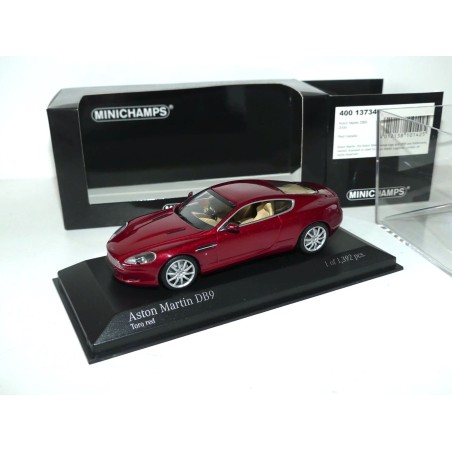 ASTON MARTIN DB9 2009 Rouge Vin Toro Red MINICHAMPS 1:43