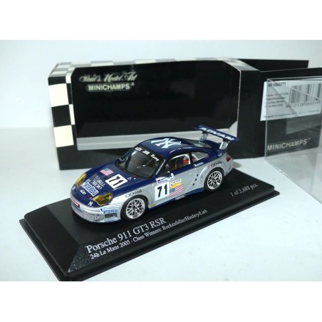 PORSCHE 911 GT3 RSR N°71 LE MANS 2005 MINICHAMPS 1:43