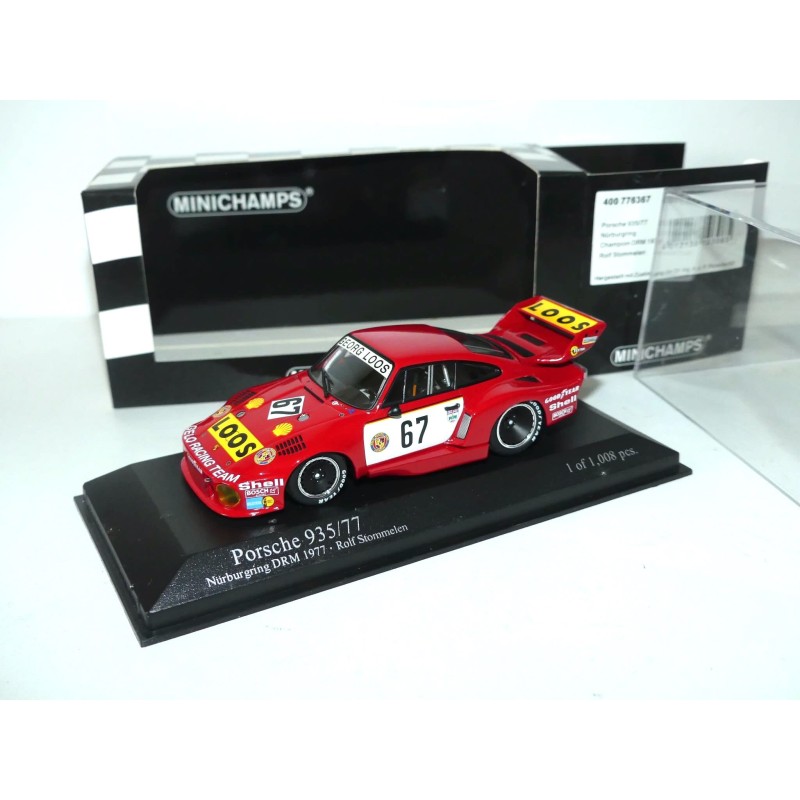 PORSCHE 935 N°67 NURBURGRING DRM 1977 STOMMELEN MINICHAMPS 1:43