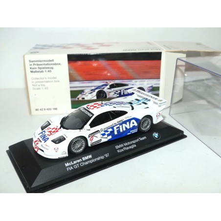 McLAREN BMW N°9 FIA GT CHAMPIONSHIP 1997 KOX/RAVAGLIA MINICHAMPS 1:43