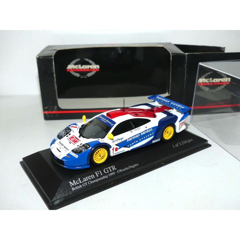 McLAREN F1 GTR NÂ°1 BRITISH GT CHAMPIONSHIP 1999 MINICHAMPS 1:43