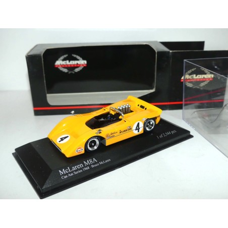 McLAREN M8A N°4 CAN AM SERIE 1968 B. McLAREN MINICHAMPS 1:43