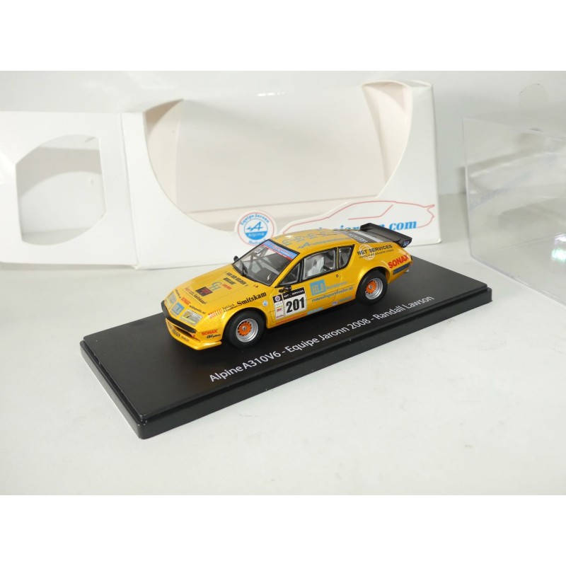 RENAULT ALPINE A310 V6 EQUIPE JARONN N°201 2008 R. LAWSON ELIGOR 1:43