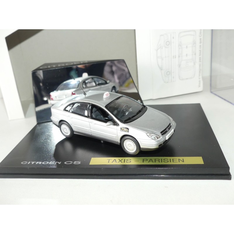 CITROEN C5 I Phase 1 Gris TAXI DE PARIS NOREV 1:43
