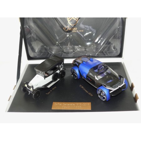 CITROEN TYPE A 1919 ET 1919 CONCEPT CAR 2019 Coffret NOREV 1:43