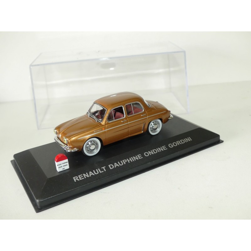 RENAULT DAUPHINE ONDINE GORDINI Marron NOSTALGIE 1:43
