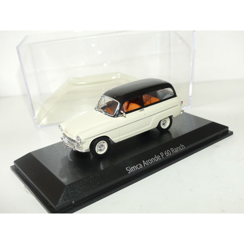 SIMCA ARONDE P60 RANCH Crème et Noir NOREV 1:43