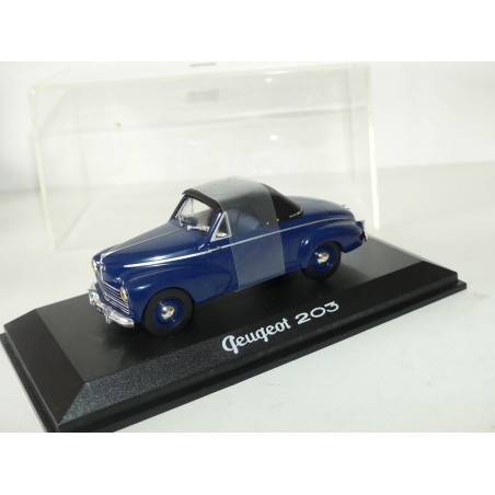 PEUGEOT 203 CABRIOLET Bleu NOREV 1:43