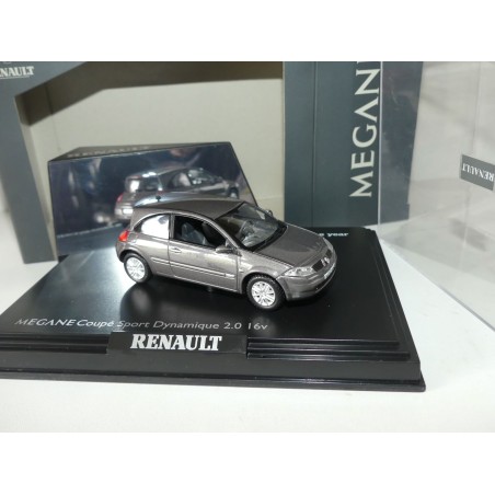 RENAULT MEGANE II Phase 1 SPORT COUPE DYNAMIQUE Gris 2003 NOREV 1:43