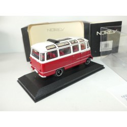 MERCEDES O319D MINI BUS Rouge et Blanc NOREV 1:43