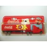 CAMION KENWORTH Rouge AVEC CONTENAIR PUB COCA COLA MAJORETTE 1:87