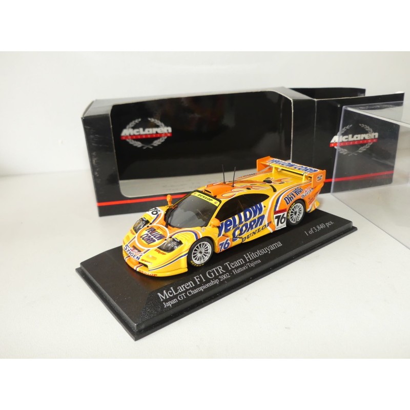 McLAREN F1 GTR NÂ°76 CHAMPIONNAT JAPAN GT 2002 MINICHAMPS 1:43