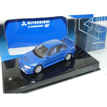 MITSUBISHI LANCER EVO VI STREET CAR Bleu AUTOART 1:43