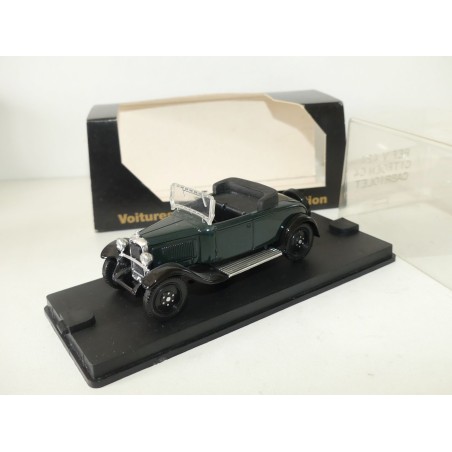 CITROEN C4 CABRIOLET Vert et Noir VEREM 1:43