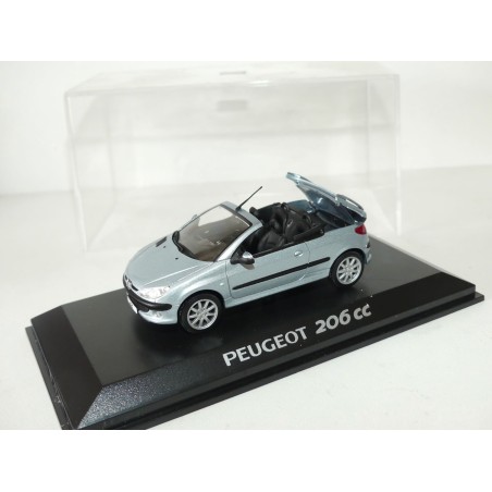 PEUGEOT 206 CC Bleu Clair NOREV 1:43