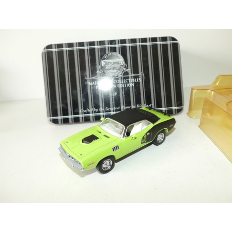 PLYMOUTH CUBA 440 1971 Vert et Noir MATCHBOX 1:43