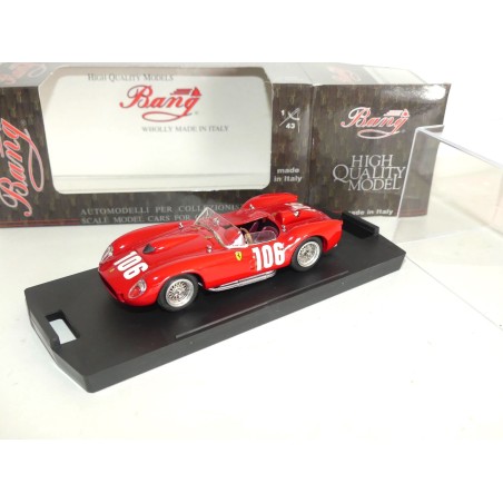 FERRARI 250 TR N°106 TARGA FLORIO 1958 BANG 7137 1:43