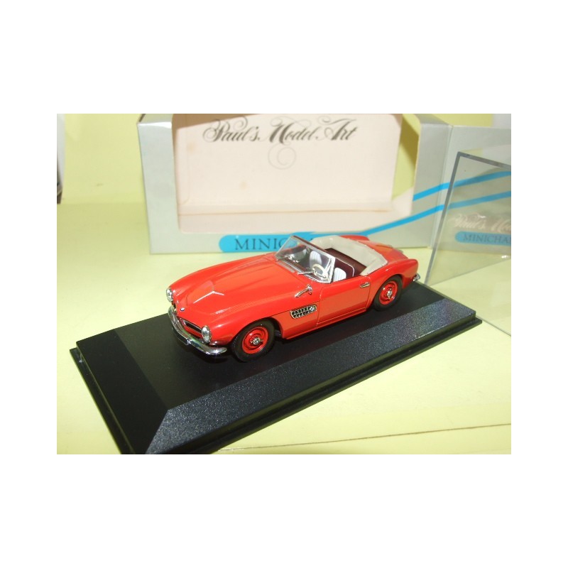 BMW 507 CABRIOLET Décapoté Rouge MINICHAMPS 1:43